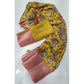 Magnificent Women's Cotton Silk Floral Printed Saree With Blouse Piece