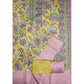 Magnificent Women's Cotton Silk Floral Printed Saree With Blouse Piece