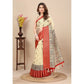 Marvellous Women's Cotton Silk Printed Saree With Blouse Piece