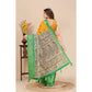 Sizzling Women's Cotton Silk Printed Saree With Blouse Piece