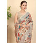 Sizzling Women's Cotton Silk Printed Saree With Blouse Piece