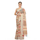 Sizzling Women's Cotton Silk Printed Saree With Blouse Piece