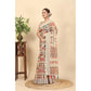 Sizzling Women's Cotton Silk Printed Saree With Blouse Piece