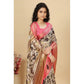 Fancy Women's Cotton Silk Floral Printed Saree With Blouse Piece