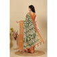 Magnificent Women's Cotton Silk Floral Printed Saree With Blouse Piece