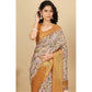 Fancy Women's Cotton Silk Floral Printed Saree With Blouse Piece