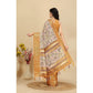 Fancy Women's Cotton Silk Floral Printed Saree With Blouse Piece