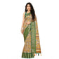 Magnificent Women's Cotton Silk Floral Printed Saree With Blouse Piece