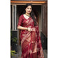 Amazing Women's Cotton Silk Printed Saree With Blouse Piece