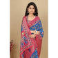 Marvellous Women's Cotton Silk Printed Saree With Blouse Piece