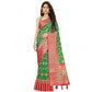 Amazing Women's Cotton Silk Printed Saree With Blouse Piece