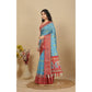 Sizzling Women's Cotton Silk Printed Saree With Blouse Piece