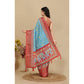 Sizzling Women's Cotton Silk Printed Saree With Blouse Piece