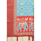 Sizzling Women's Cotton Silk Printed Saree With Blouse Piece
