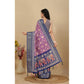 Sizzling Women's Cotton Silk Printed Saree With Blouse Piece