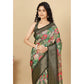 Exclusive Women's Cotton Silk Floral Printed Saree With Blouse Piece