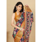 Gracious Women's Cotton Silk Floral Printed Saree With Blouse Piece