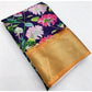 Gracious Women's Cotton Silk Floral Printed Saree With Blouse Piece