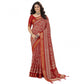 Gracious Women's Cotton Silk Floral Printed Saree With Blouse Piece