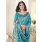 Charming Women's Cotton Silk Printed Saree With Blouse Piece