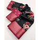 Exclusive Women's Cotton Silk Floral Printed Saree With Blouse Piece