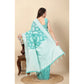 Awesome Women's Art Silk Jacquard Printed Saree With Blouse Piece