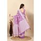 Awesome Women's Art Silk Jacquard Printed Saree With Blouse Piece