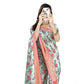 Gracious Women's Cotton Silk Floral Printed Saree With Blouse Piece