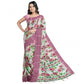 Astonishing Women's Cotton Blend Floral Printed Saree With Blouse Piece