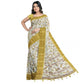 Astonishing Women's Cotton Blend Floral Printed Saree With Blouse Piece