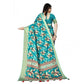 Gracious Women's Cotton Silk Floral Printed Saree With Blouse Piece