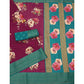 Astonishing Women's Cotton Blend Floral Printed Saree With Blouse Piece