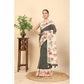 Modern Women's Chanderi Floral Printed Saree With Blouse Piece