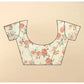 Modern Women's Chanderi Floral Printed Saree With Blouse Piece