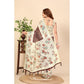 Modern Women's Chanderi Floral Printed Saree With Blouse Piece