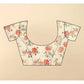 Modern Women's Chanderi Floral Printed Saree With Blouse Piece