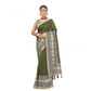 Casual Women's Chanderi Printed Saree With Blouse Piece
