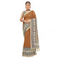 Casual Women's Chanderi Printed Saree With Blouse Piece