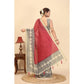 Casual Women's Chanderi Printed Saree With Blouse Piece