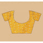 Embellished Women's Cotton Blend Checkered Saree With Blouse Piece
