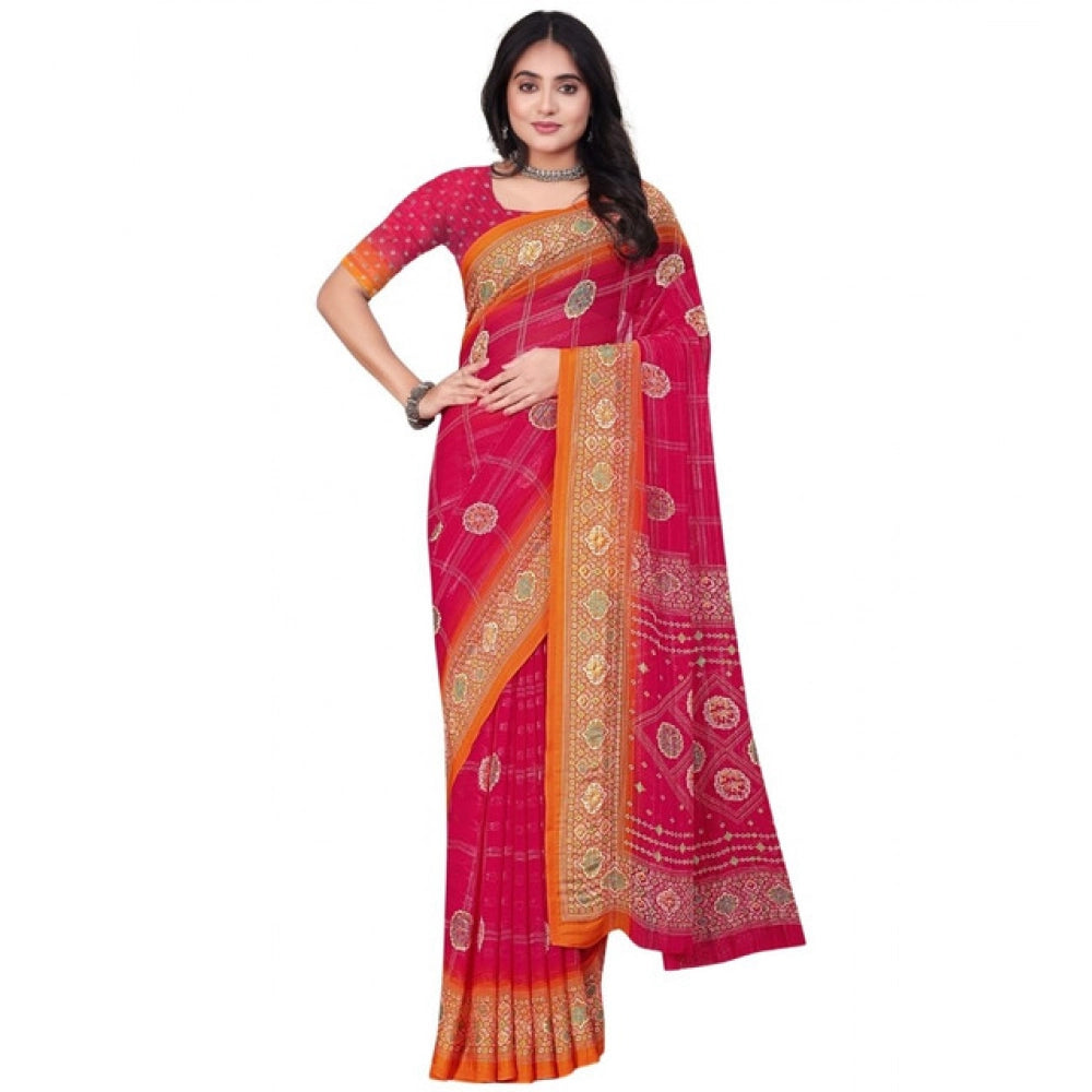 Superior Women's Art Silk Printed Saree With Blouse Piece