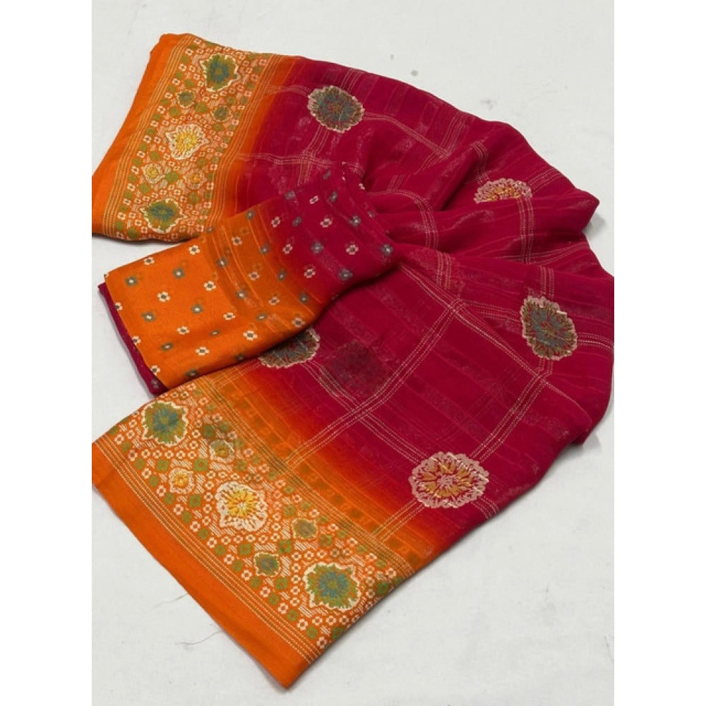 Superior Women's Art Silk Printed Saree With Blouse Piece