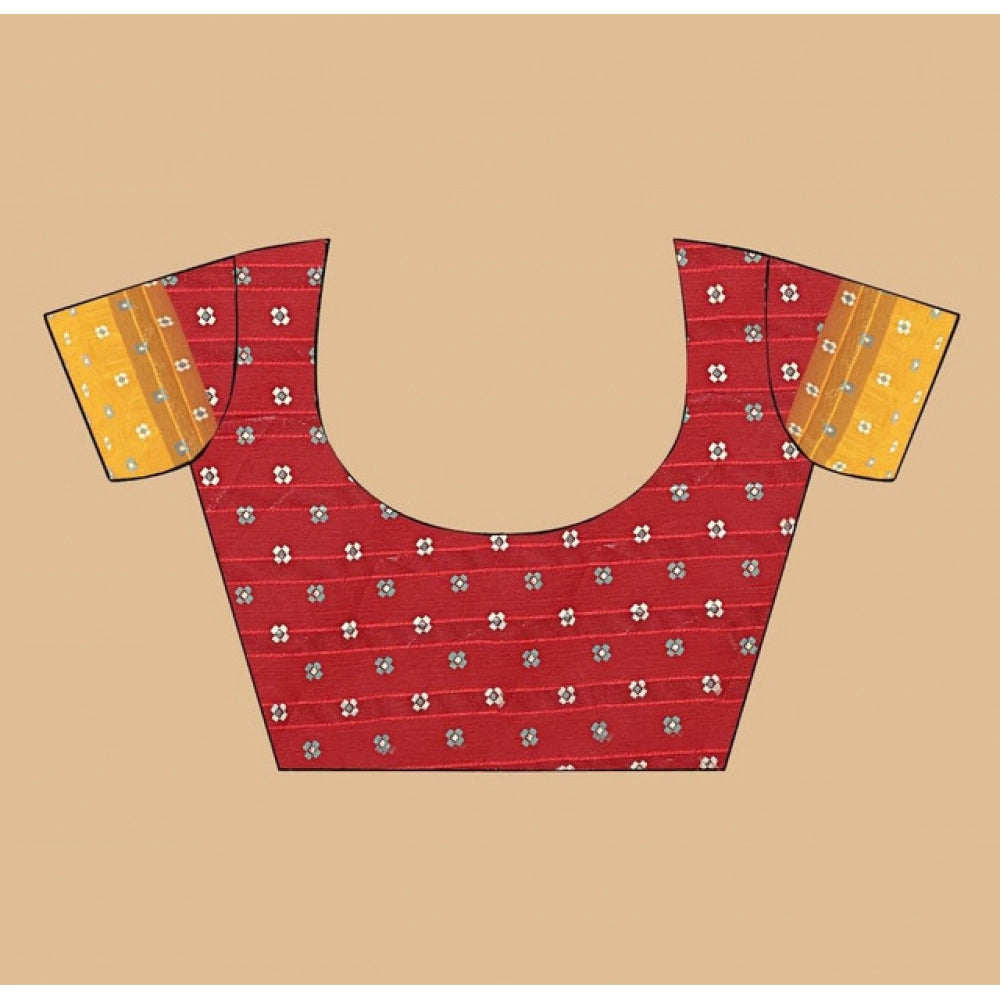 Superior Women's Art Silk Printed Saree With Blouse Piece