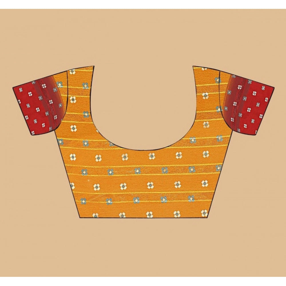 Superior Women's Art Silk Printed Saree With Blouse Piece