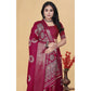 Superior Women's Art Silk Printed Saree With Blouse Piece
