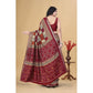 Facinating Women's Dupion Silk Block Printed Saree With Blouse Piece