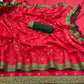 Trendy Crepe Zari Saree With Blouse Piece