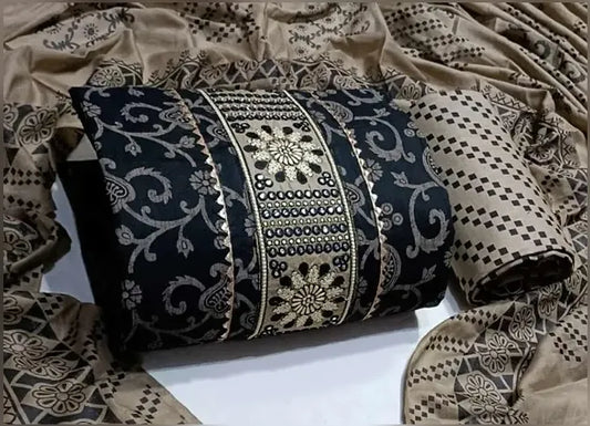 Fashionista Cotton Printed Salwar Suit Dress Material