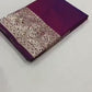 Pure Soft Banarasi Silk Galla Pallu Saree
