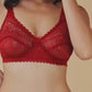Women's Full Coverage Non-Padded Net Bra (Pack of 2)